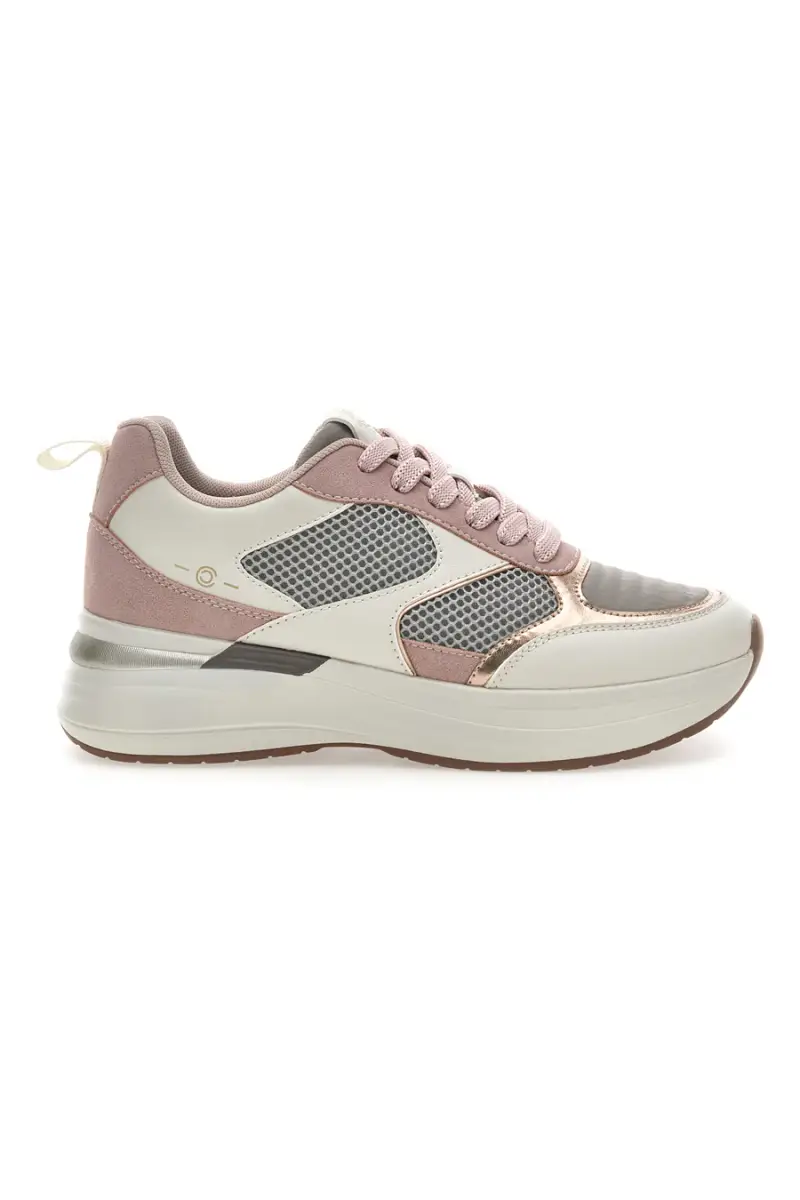 PITTARELLO CAPSULE Sneakers Rosa con platform comfort inserti in pelle Kendy [NUDE]