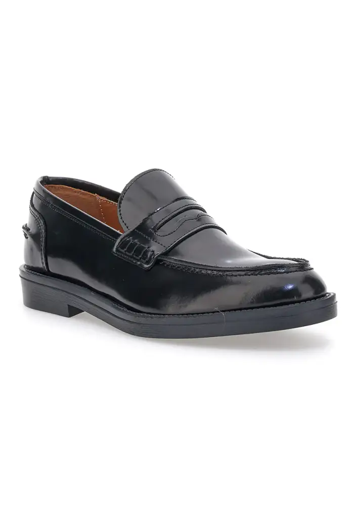 Mocassini Neri in Vera Pelle Pittarello 3252 [NERO]