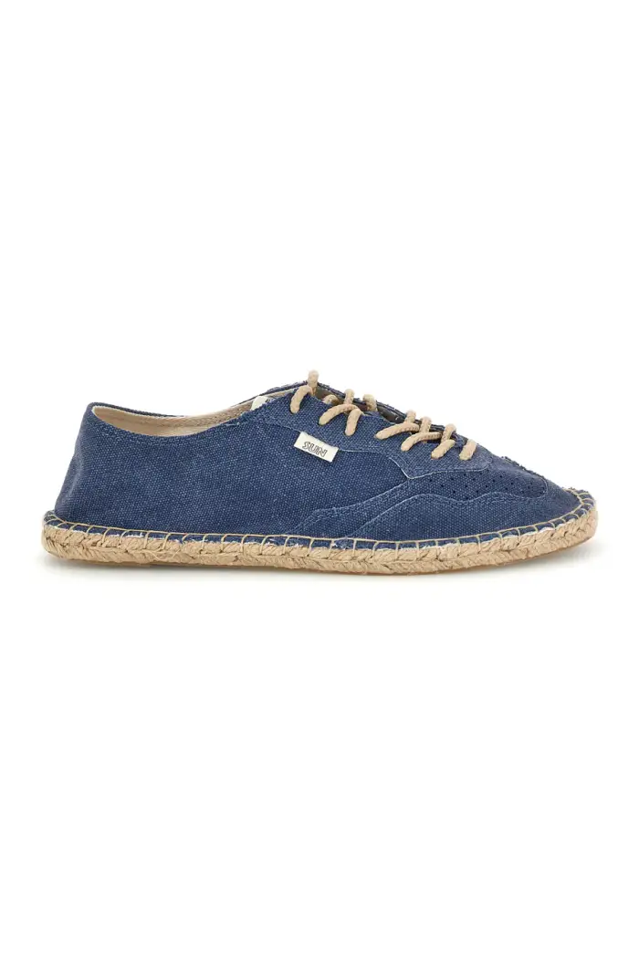 Espadrillas blu con lacci in tessuto Pittarello sun SGMS2508 [NAVY]