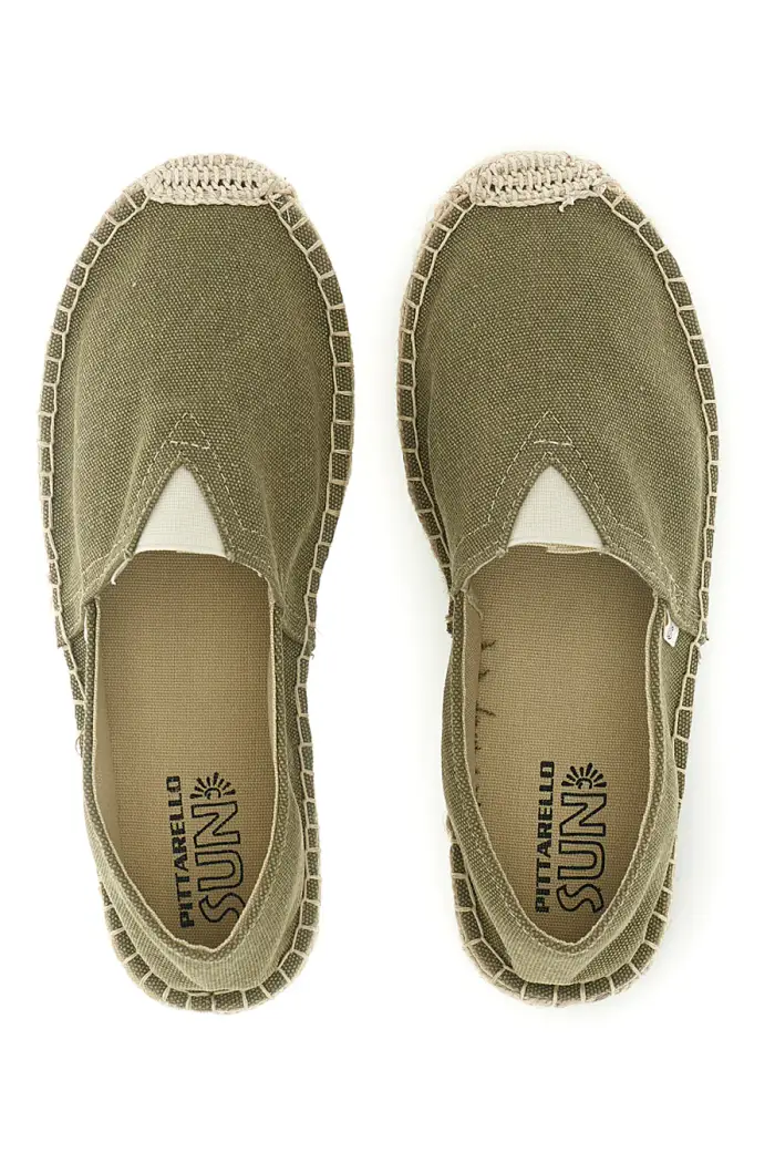 Espadrillas verdi in tessuto Pittarello sun SGMS2510 [VERDE]