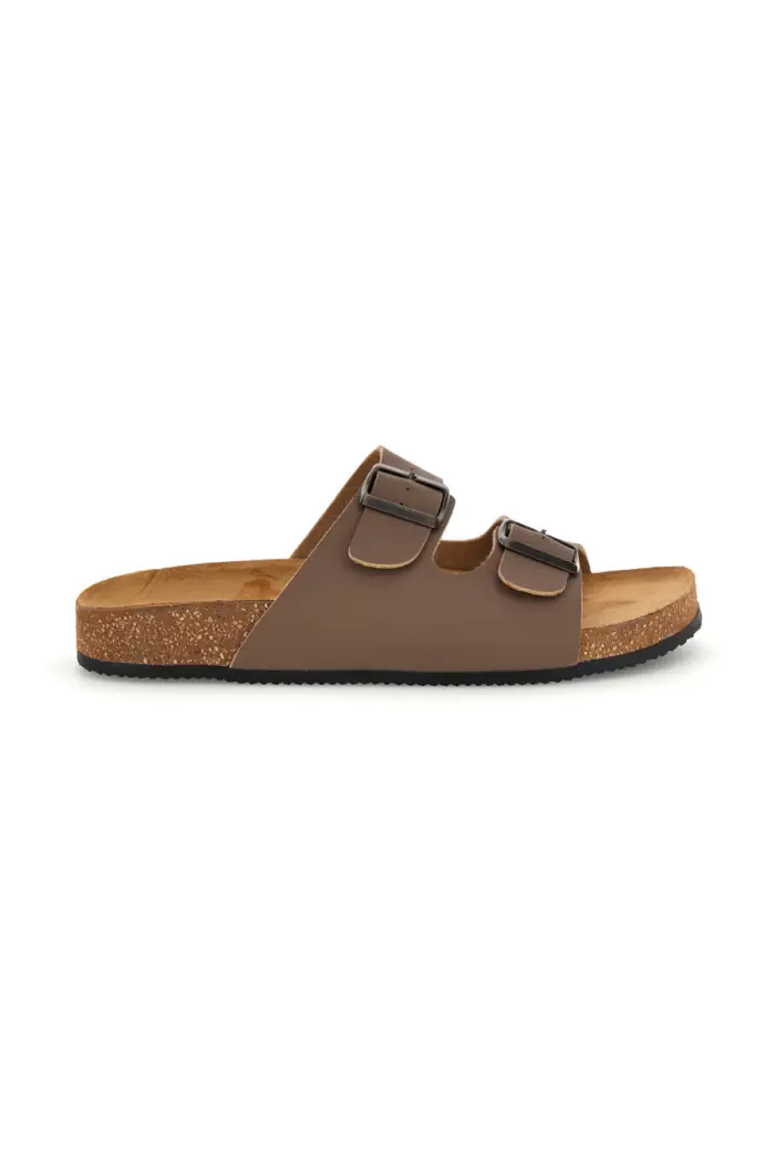 PITTARELLO TIERRA Ciabatte tortora con doppia fibbia 335A038SR [TORTORA]