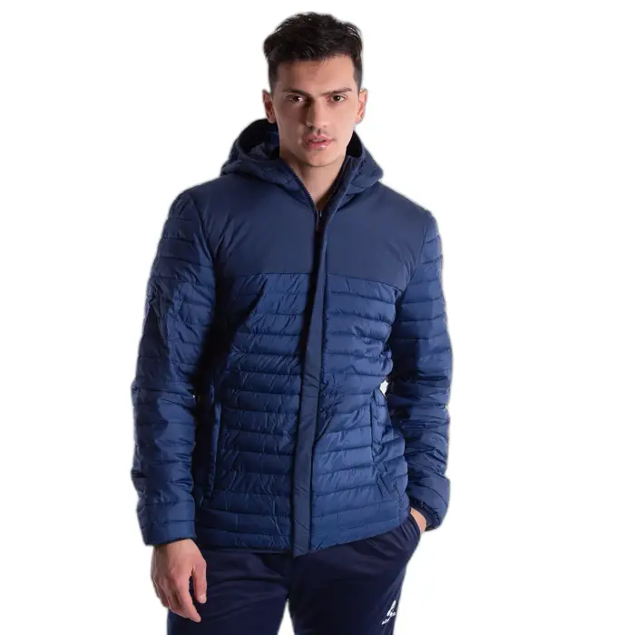 Piu Adrenalina Giubbotto imbottito con cappuccio 4002 Mixer Bleu