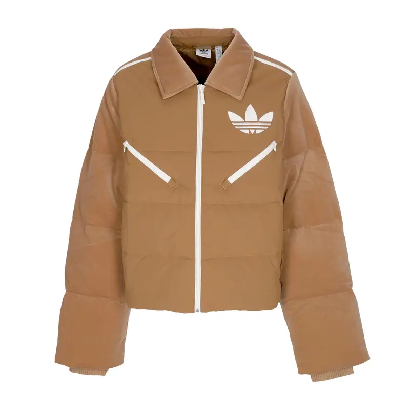 Adidas Piumino Donna Velvet Puffer Brown Desert