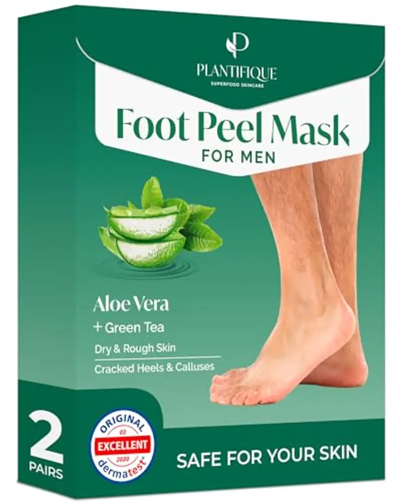 PLANTIFIQUE Maschera Piedi Esfoliante | Trattamento Calli e Duroni | Cura e Scrub Piedi | Peeling Piedi Forte | Pulizia Talloni Screpolati