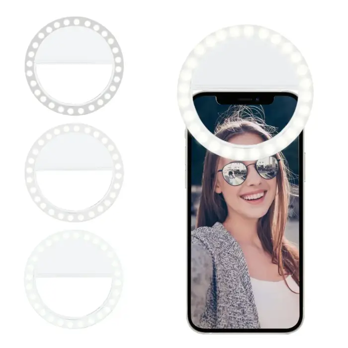 Anello illuminato Platyne Blanc