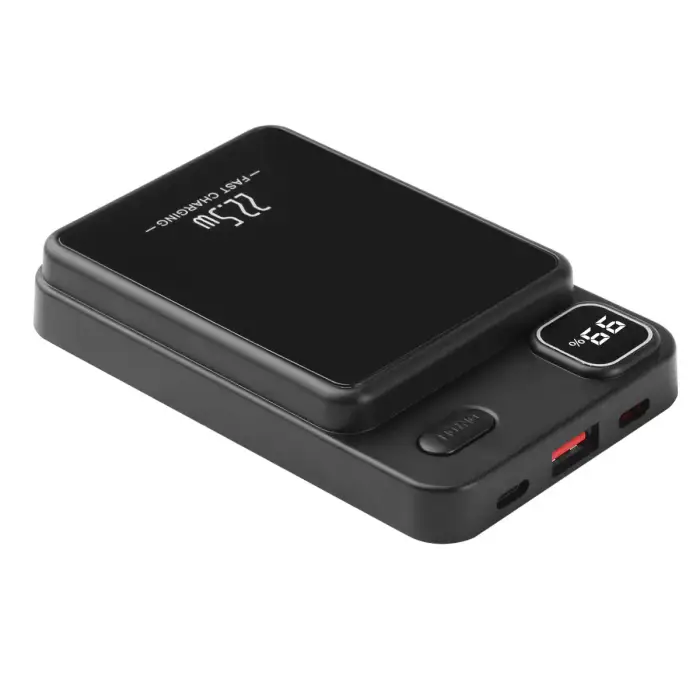 Platyne Batteria esterna con ricarica wireless Noir
