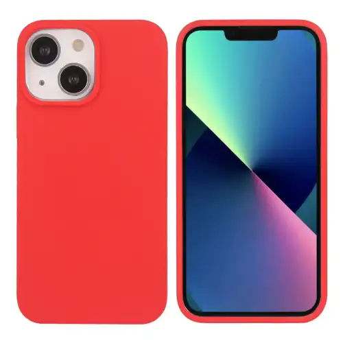 Platyne Custodia rigida in silicone per smartphone Iphone 13 Mini Rouge