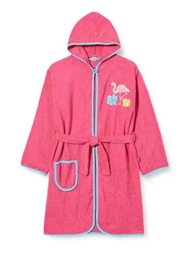 Playshoes Accappatoio In Spugna Per Bambini, Unisex - Bambini e ragazzi, Fenicottero, 146