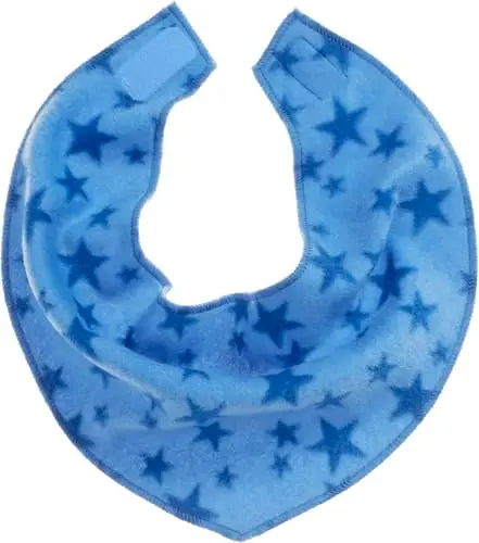 Playshoes Bandana In Pile, Sciarpa invernale Unisex - Bambini e ragazzi, Stelle Blu
