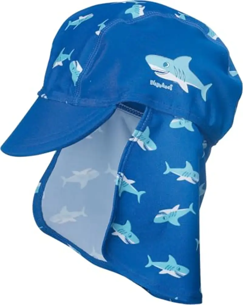 Playshoes Cappello Di Protezione Uv, Copricapo con cuffia da piscina Unisex - Bambini e ragazzi, Hai