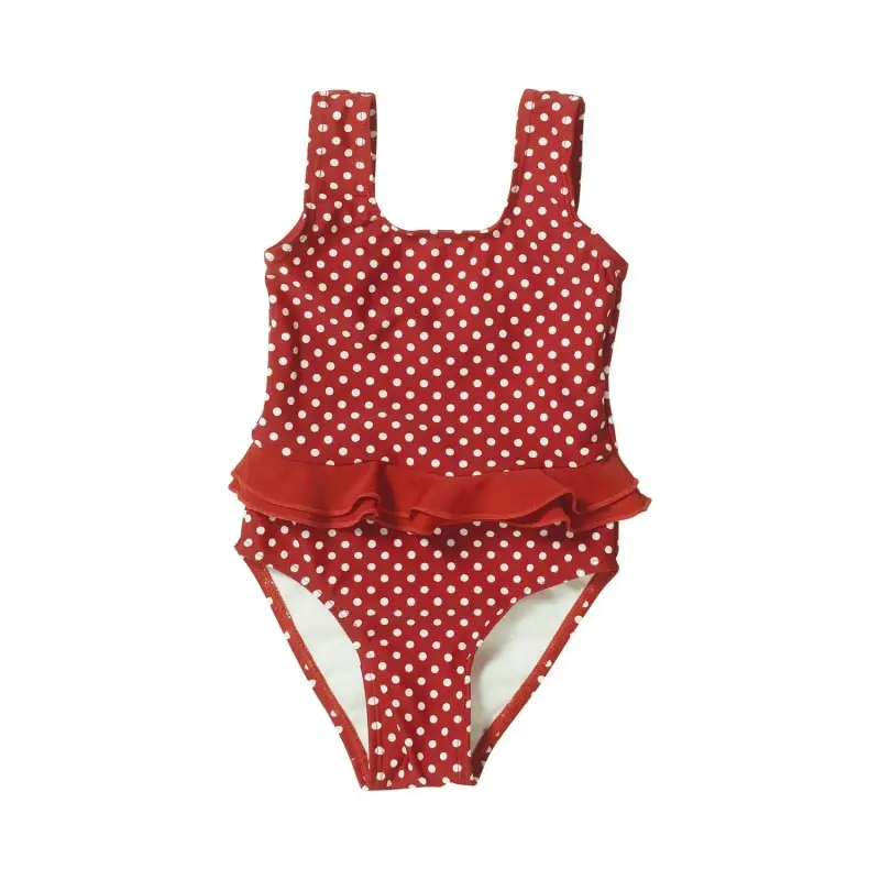 Playshoes Costume da bagno a 1 pezzo con punti e protezione UV per bambini