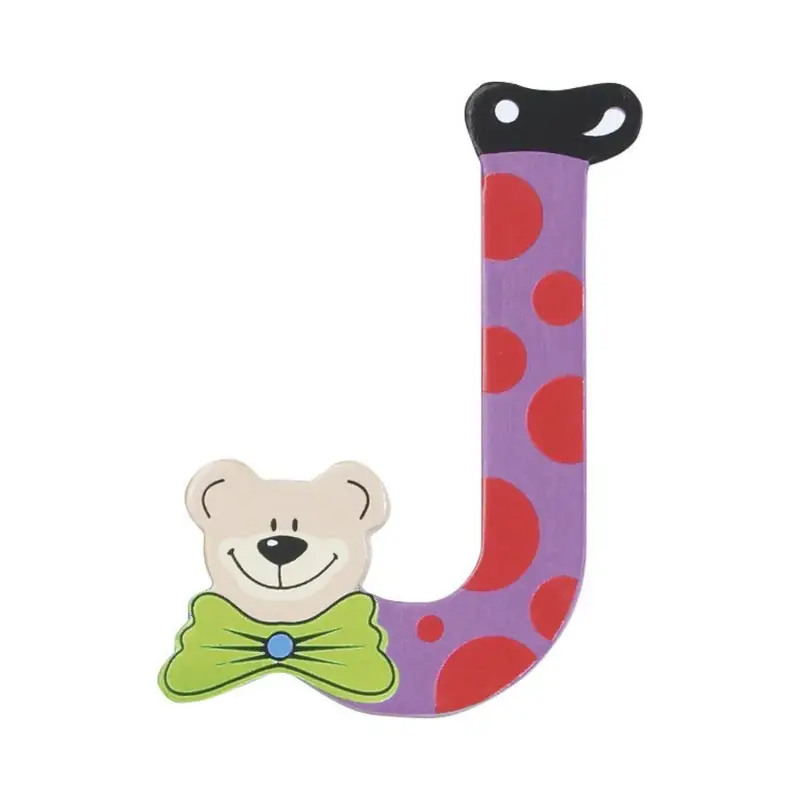 Playshoes Lettera j bambino in legno