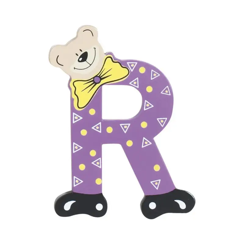 Playshoes Lettera r di legno per bambini