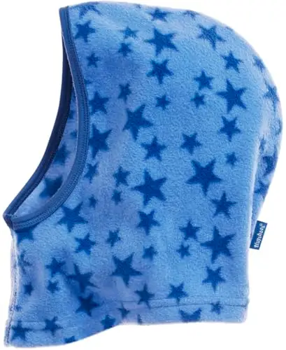 Playshoes Passamontagna In Pile, Cappello invernale Unisex - Bambini e ragazzi, Stelle Blu