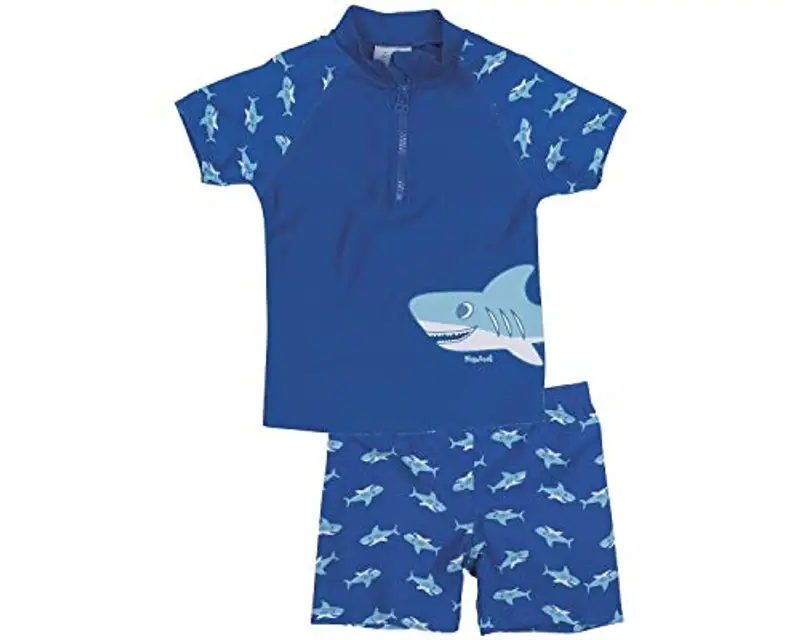 Playshoes Set Da Bagno Con Protezione Uv, Unisex - Bambini e ragazzi, Hai