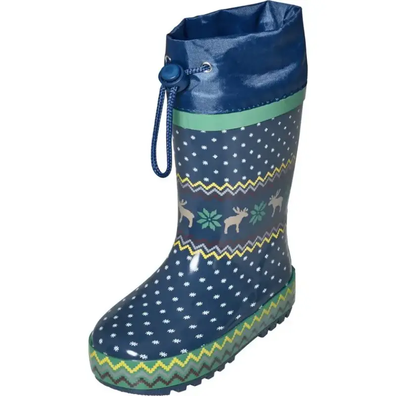 Playshoes Stivali da pioggia in gomma bambino Norway Lined