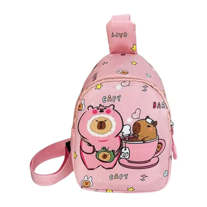 PLCPDM Bambini Imbracature Bag Cartoon Bambini Borsa Da Viaggio Petto Crossbody Minis Zaino Daypack Per Ragazze Ragazzi Fannys Pacchetti