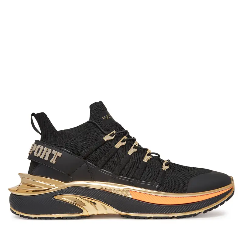 Plein Sport Sneakers Runner Chrome Surfer PADS USC0579 STE003N Nero