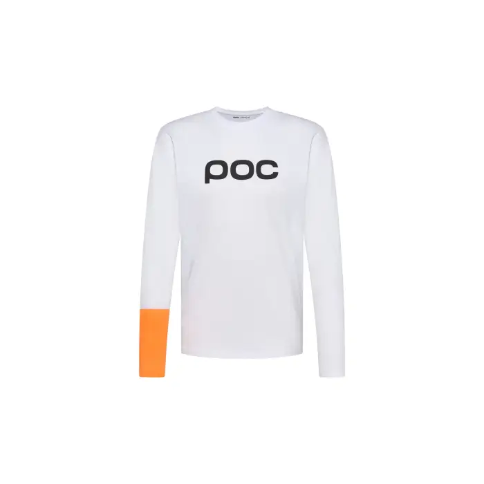 POC T-shirt in cotone Blanc