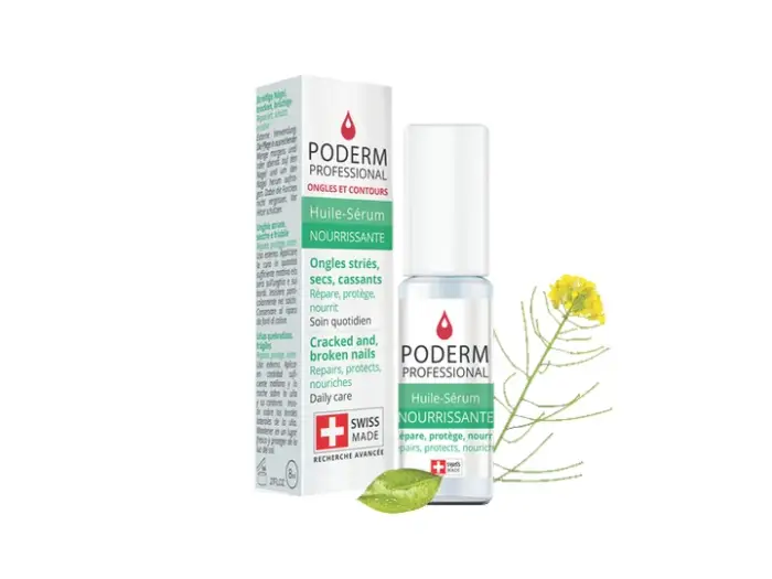Poderm Olio-Siero Nutriente Unghie Striate, Secche, Rigide 8ml