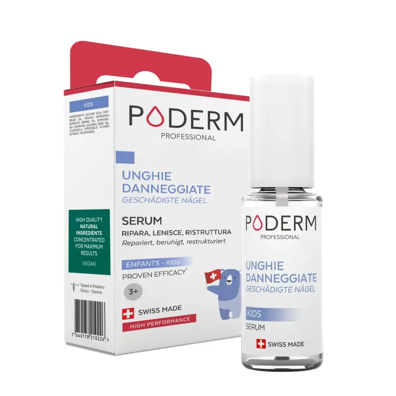 Poderm Olio Siero per Bambini Unghie Danneggiate 8 ml