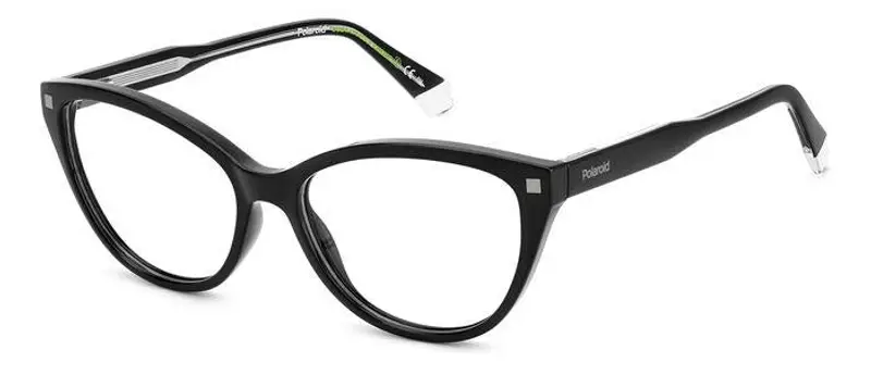 Polaroid Donna PLD D493 807 Montature da vista Plastica Nero Cat Eye