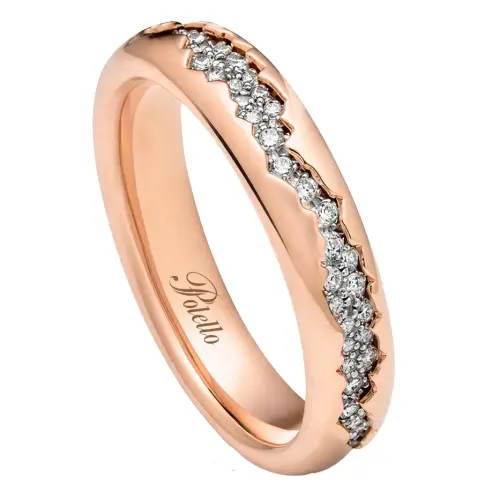 Polello Fede Nuziale Collezione Petalo d Amore 3402DRPT