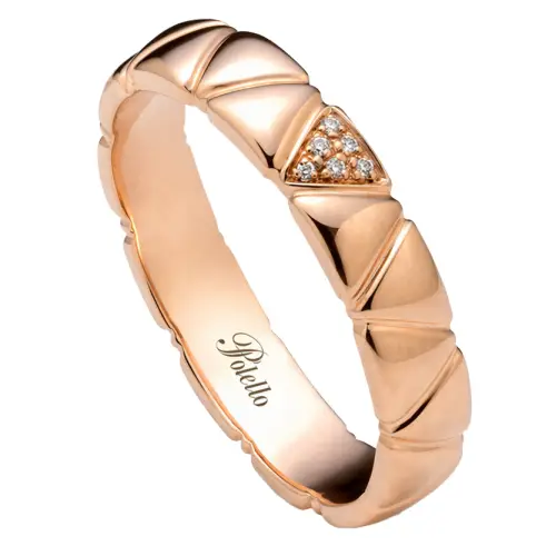Polello Fede Nuziale Collezione Petalo d Amore 3404DR