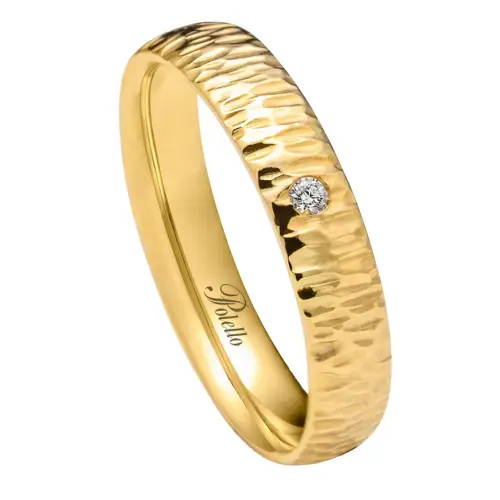 Polello Fede Nuziale Collezione Petalo d Amore 3406DG