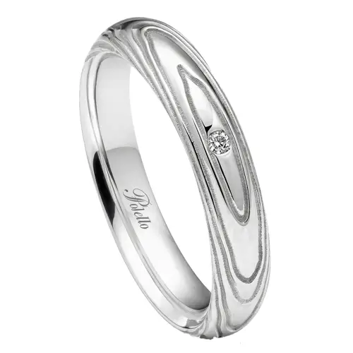 Polello Fede Nuziale Collezione Petalo d Amore 3408DB