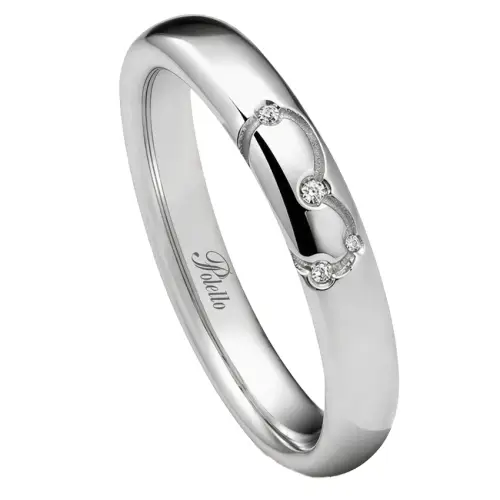 Polello Fede Nuziale Collezione Petalo d Amore 3409DPT