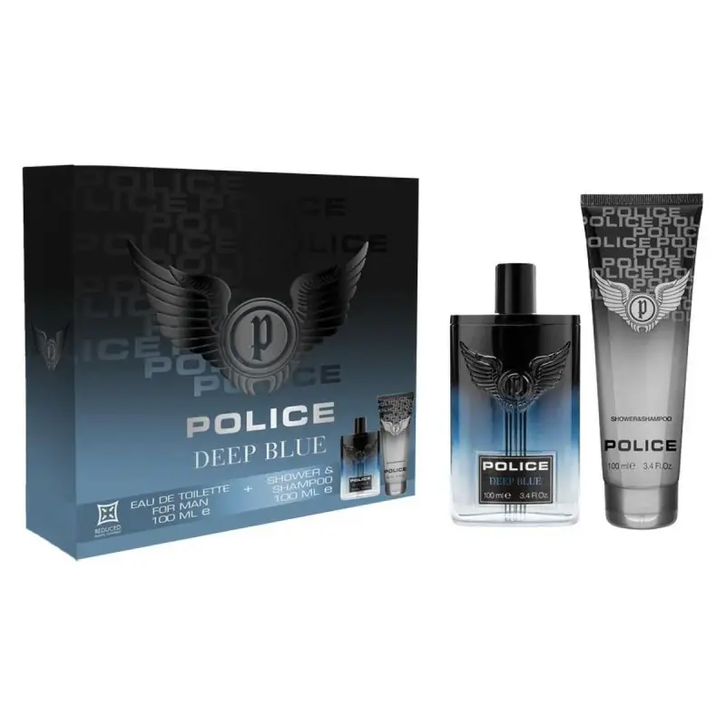Police cofanetto deep blue edt 100 + gel doccia 100 ml