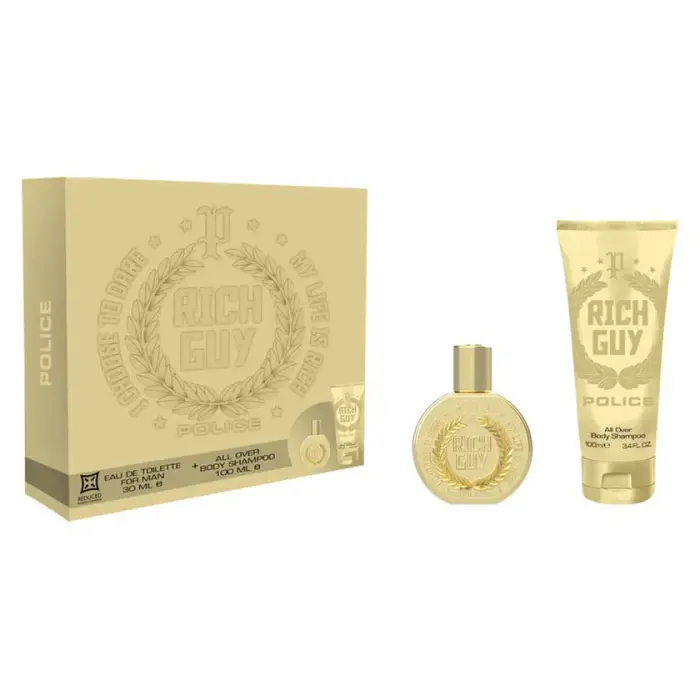 Police Cofanetto Rich Guy For Man - Rich Guy For Man Eau De Toilette 30 Ml + Shower Gel 100 Ml 1 unità