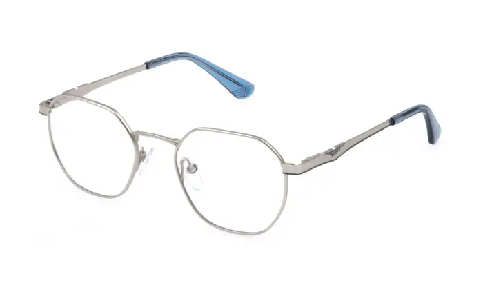 Police Junior VK582 ORIGINS JR 11 580 Montature da vista bambino Metallo Argento Squadrata