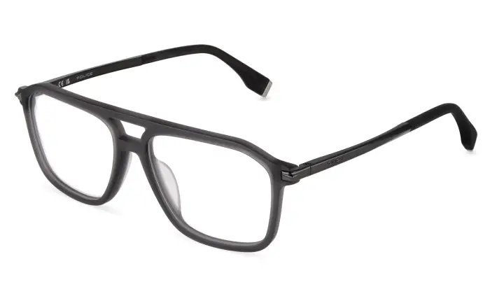 Police Uomo VPLU59 ELITE 4 819M Montature da vista Acetato Geometrica