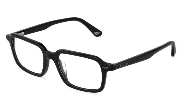 Police Uomo VPLU61 GATOR EVO 2 700 Montature da vista Acetato Nero Squadrata