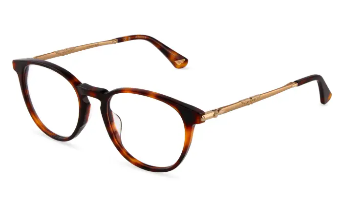 Police Uomo VPLU63 ORIGINS CLASSIC 6 752 Montature da vista Acetato Havana Pantos