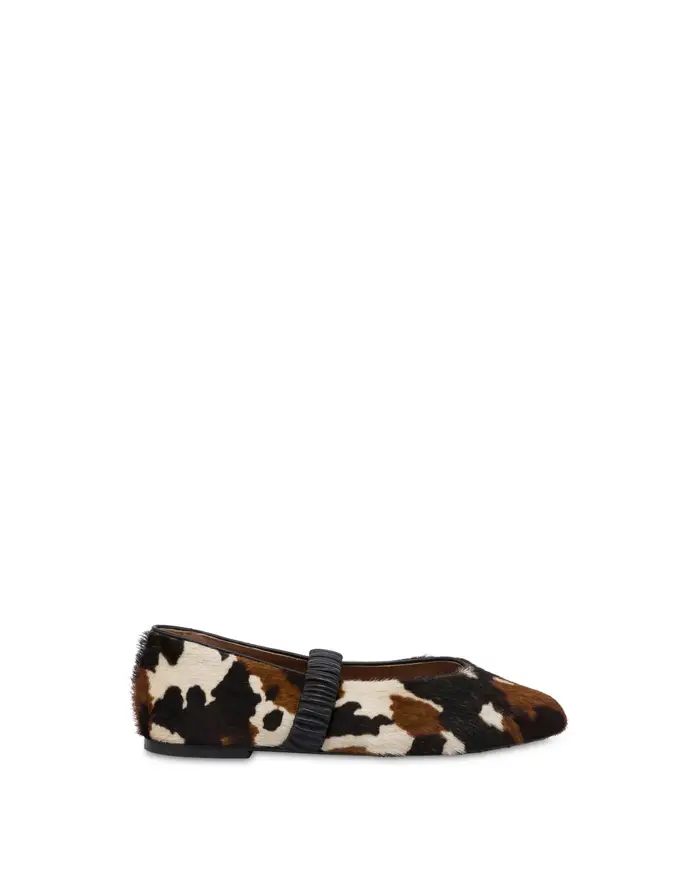 pollini Ballerina Ballet in cavallino stampato COW