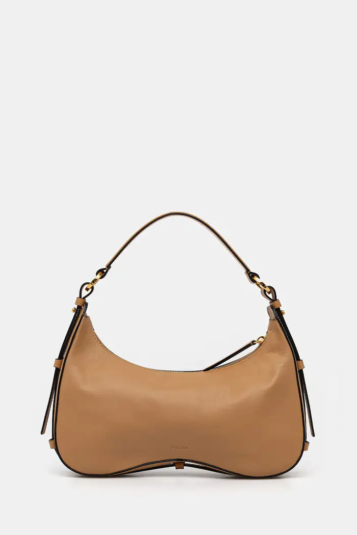 Pollini borsa a mano in pelle Beige