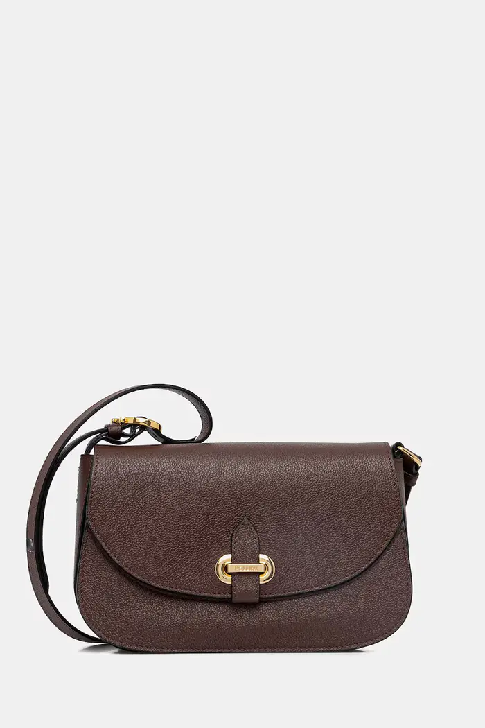 Pollini borsa a mano in pelle Marrone