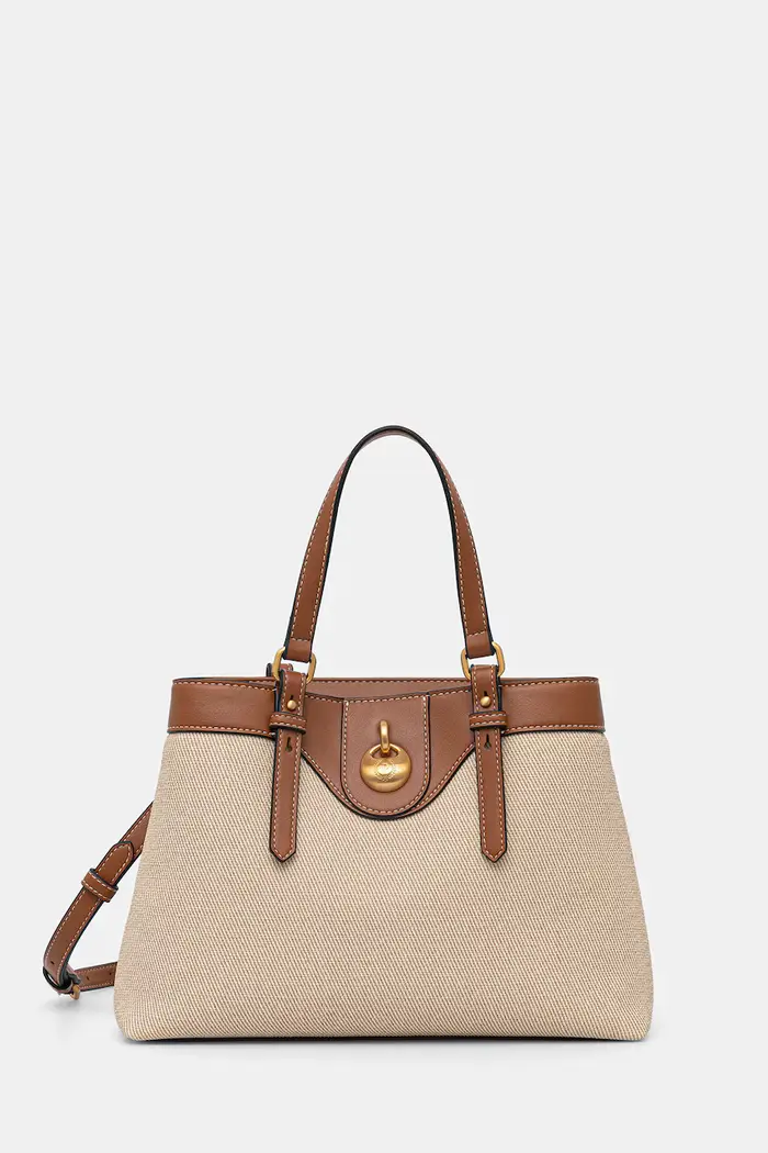 Pollini borsa a tracollo da donna Beige
