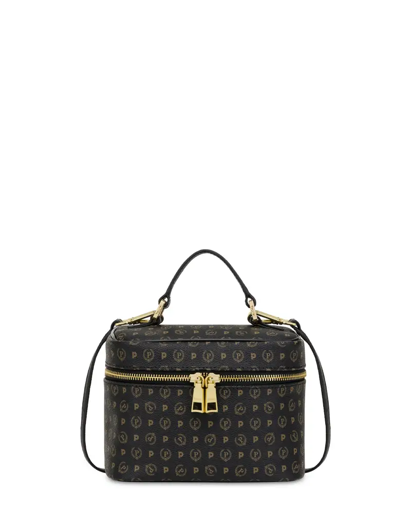 Borsa beauty piccola Heritage Logo Classic NERO/NERO, Pollini