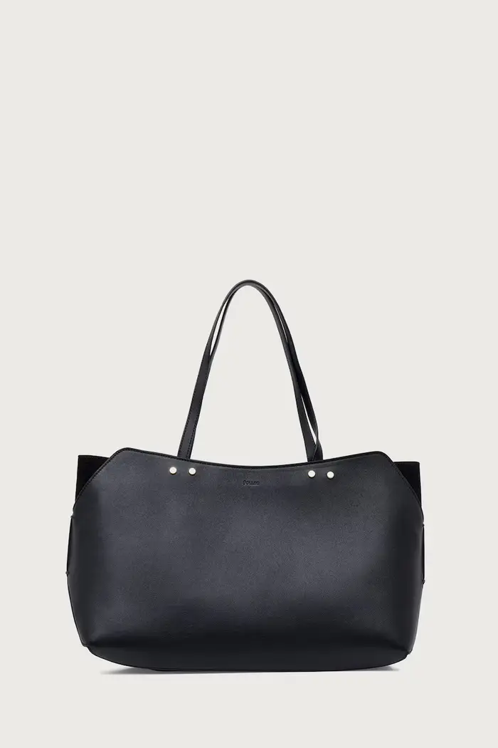 borsa tote da donna in pelle Marrone