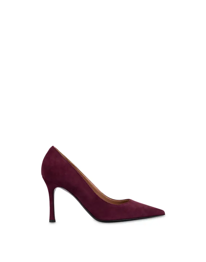 pollini Decolleté Aria in camoscio BRUNELLO, Rosso