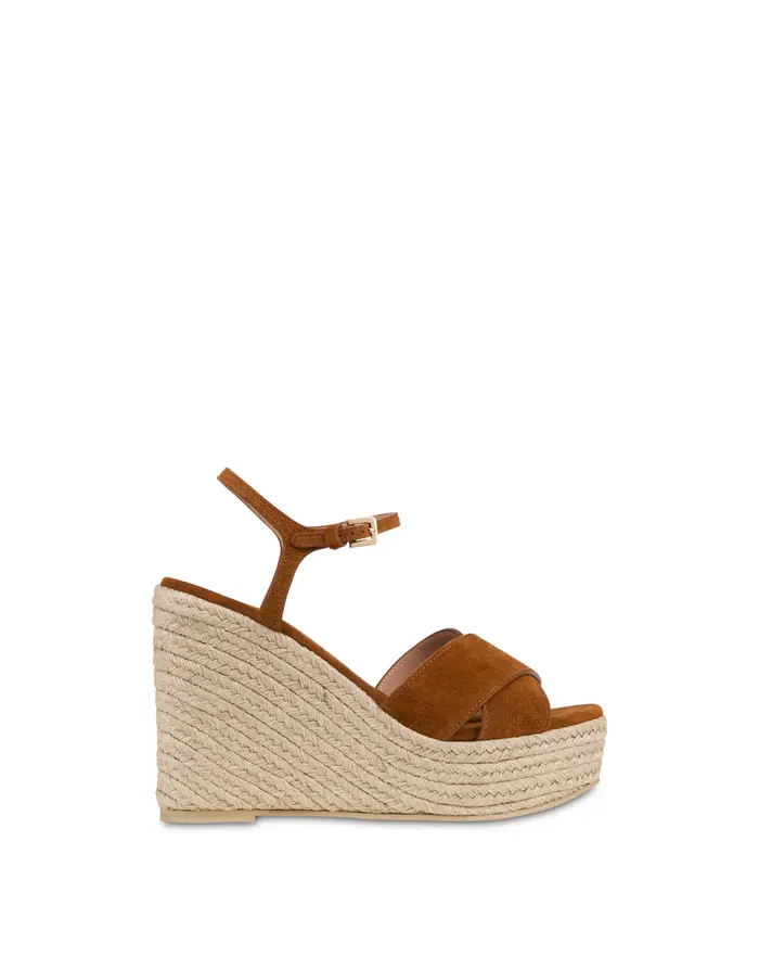 pollini Sandalo Sabrina in Crosta LEGNO, Marrone