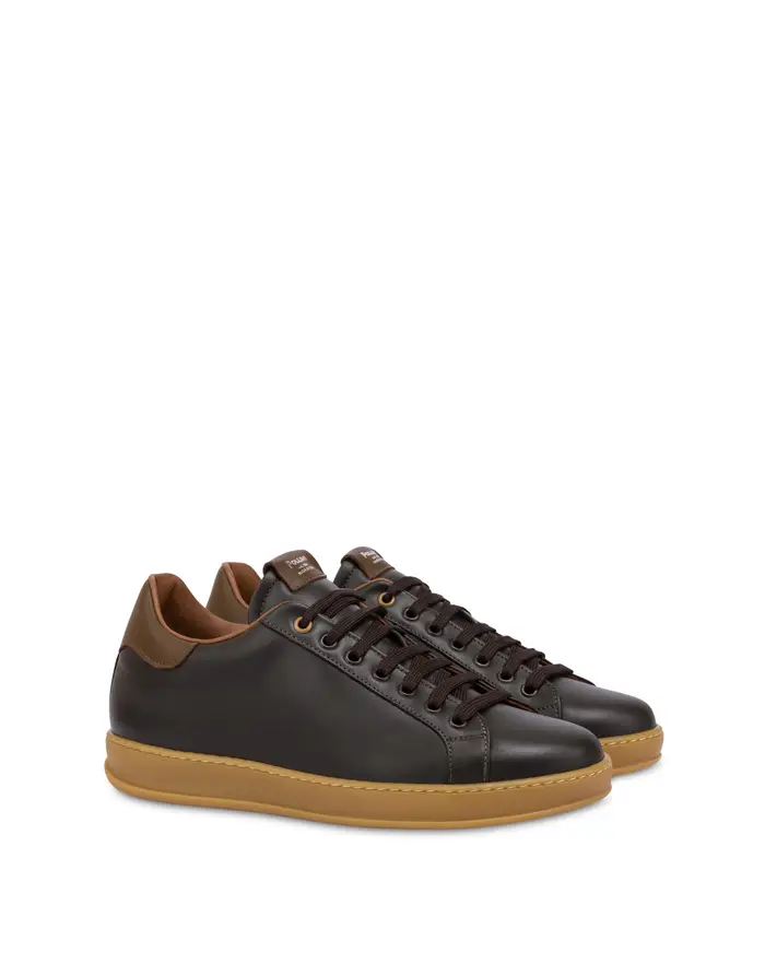 pollini Sneakers Tennis Club in vitello T MORO, Marrone