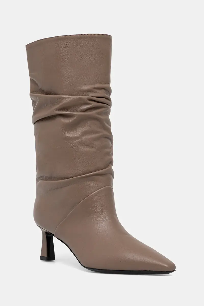 Pollini stivaletti alla caviglia in pelle donna colore marrone SA24115C0NTE0135