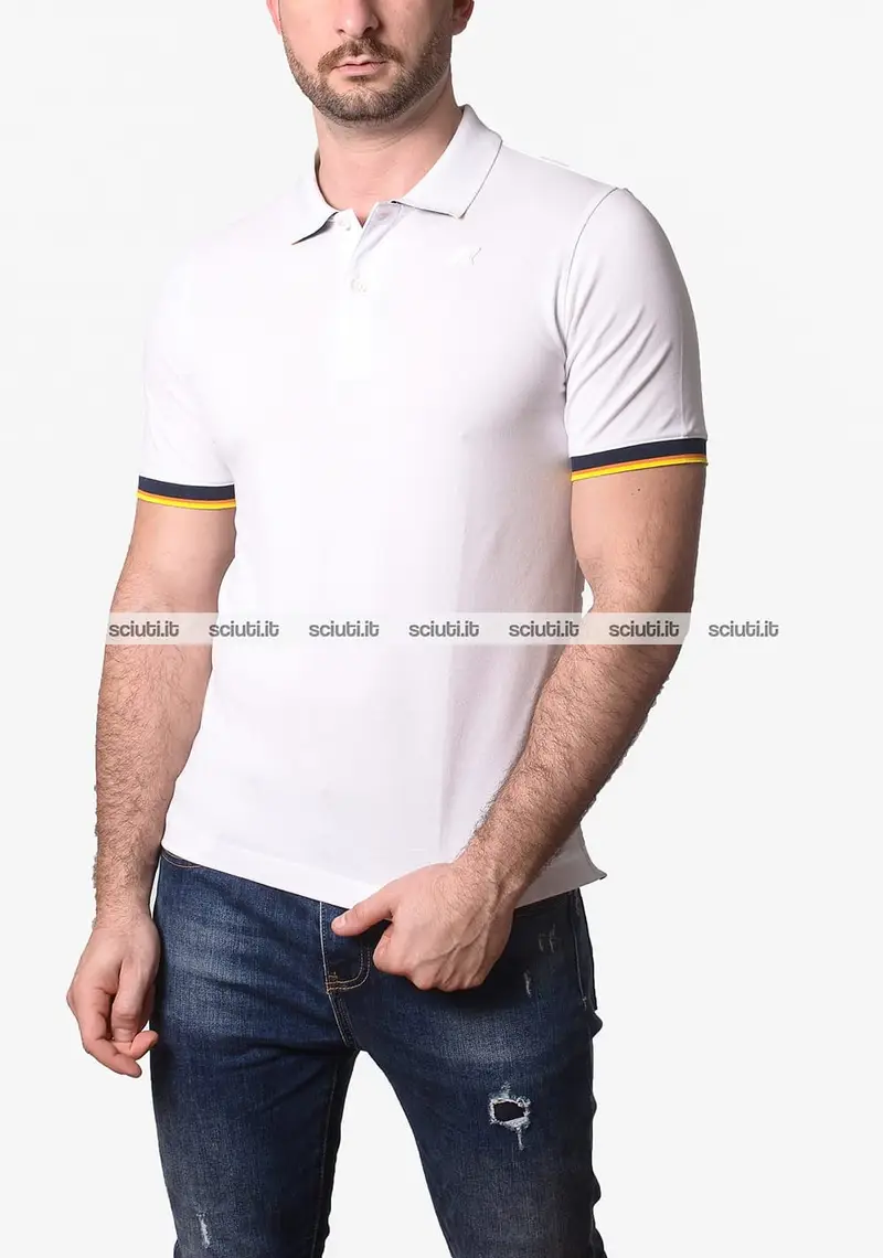 KWAY Polo Uomo Bianco 2086384