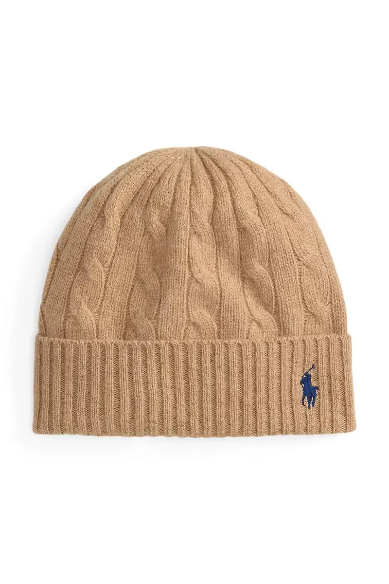 Polo Ralph Lauren berretto in lana colore beige 455981442