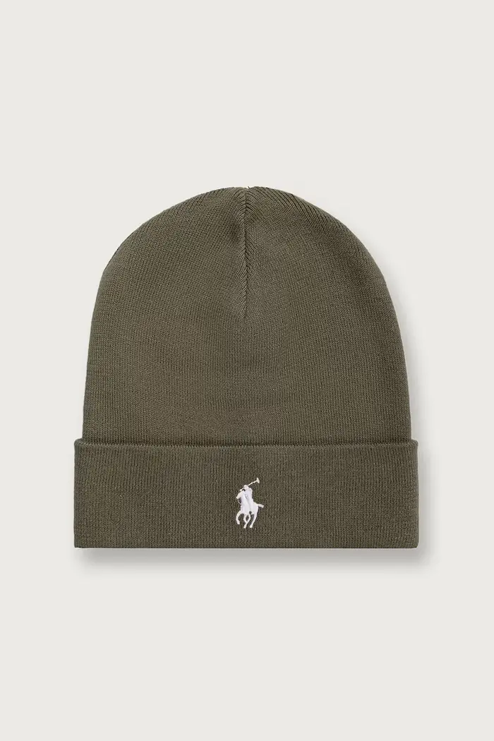 cappello invernale da uomo in cotone Verde